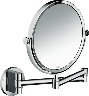 Produktbild von hansgrohe Rasierspiegel Axor Uni. Circular Wandmontage, chrom
