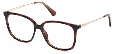 Productafbeelding van MAX&Co. Bril met sterkte voor dames, vierkant model, donkerbruin (havanna), modelnummer Mo5104