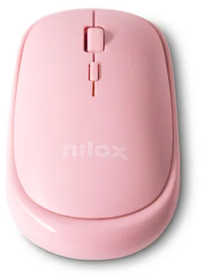 Immagine prodotto di Mouse wireless rosa - Sensore ottico - 3 pulsanti