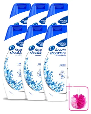 Zdjęcie produktu dla 6 sztuk szamponu Head & Shoulders Classic Clean - 250 ml - zestaw ekonomiczny