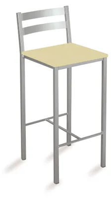 Produktbild von ASTIMESA TACFBE Hocker für die Küche mit horizontalen Streifen, Sitz 70 cm, Kuns