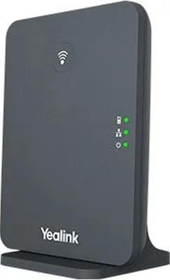 Produktbild von Yealink W79P, IP-Mobiltelefon, Schwarz, Kabelloses Mobilteil, Tisch/Wand, 50 m, 300 m