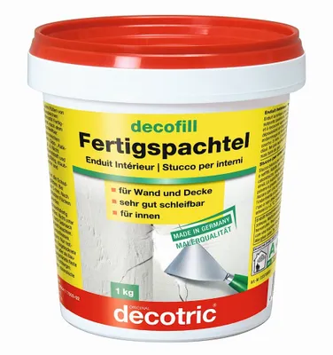 Immagine prodotto di decofill stucco di finitura per interni 1 kg stucco per pareti e soffitti dimensioni riparazione