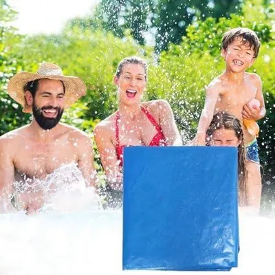 Produktbild von Rechteckige Abdeckplane für Familienpools, Outdoor-Poolabdeckung