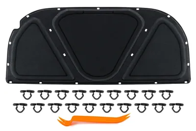 Produktbild von HERSTMOTO Motorhaubendämmung Schalldämmung der Motorhaube Motorhauben-Dämmmatte MIT CLIPS FÜR AUDI A4 B6 SEDAN / AVANT 2000-2004 8E0863825AF