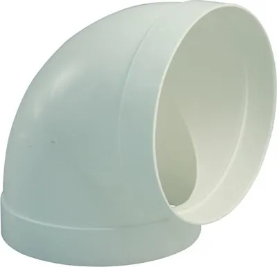 Produktbild von Marley Bogen 90° rund für Rohr 100 mm Ø, weiß