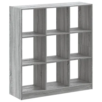 Obrázek produktu pro vidaXL Knihovna Grey Sonoma 102x32x108 cm Materiál na bázi dřeva