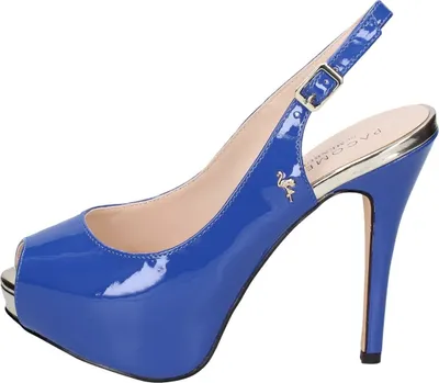 Produktbild von PACOMENA by MENBUR Pumps Damen Lack Blau BC409 - Größe: 38
