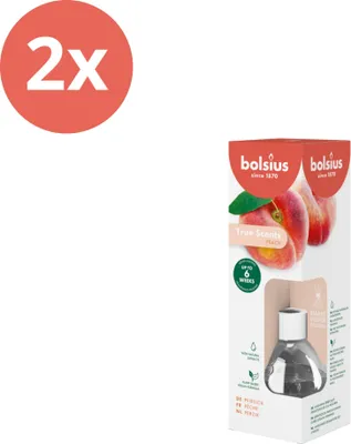 Produktbild von Bolsius - True Scents - Duftstäbchen - 60 ml - Pfirsich - Vorteilspack - 2 Stücke