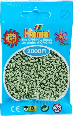 Produktbild von Hama Beutel mit 2000 Mini-Bügelperlen eukalyptus