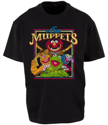 Produktbild von The Muppets T-Shirt Herren Vintage Group Shot schwarz L