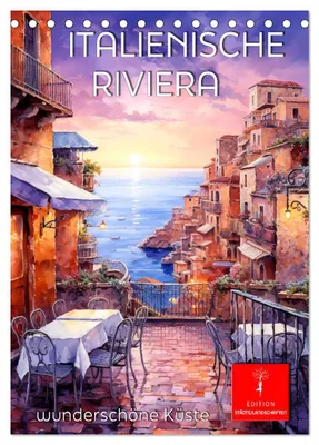 Produktbild von Italienische Riviera - wunderschöne Küste (Tischkalender 2027 DIN A5 hoch), CALVENDO Monatskalender