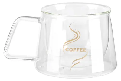 Image de Tasse en verre à double paroi isolée, résistante à la chaleur, pour le café, le thé et le lait