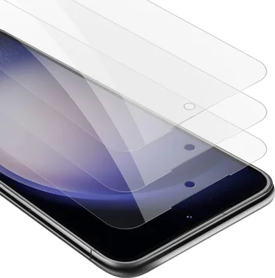 Immagine prodotto di Cadorabo 3x pellicola protettiva per Samsung Galaxy S23 PLUS in CRYSTAL CLEAR Pellicola temperata proteggi schermo blindata