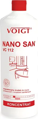 Zdjęcie produktu dla Voigt Nano San Vc112 Płyn Do Mycia Pomieszczeń Urządzeń Sanitarnych 1L