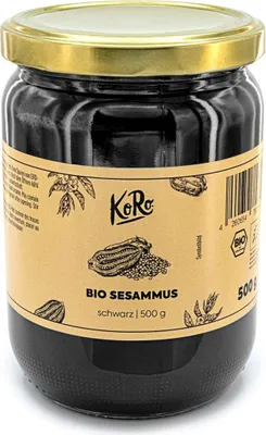 Produktbild von KoRo I Schwarzes  Tahin 500 g
