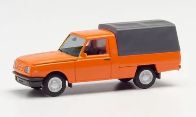 Produktbild von Herpa PKW Wartburg 353 \'85 Plane, orange 420938