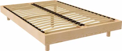 Produktbild von Lattenrost 120x190 cm Kit France aus Massivholz - Roh (ohne Lack)