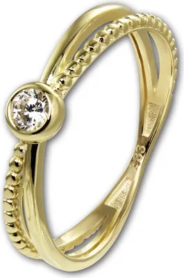 Produktbild von GoldDream Ring Gr. 60 19,1 GoldDream Ringe goldweiß Echt-Schmuck GDR548Y60