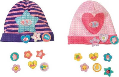 Produktbild von BABY born Caps with Funny Pins, Puppenhut, 3 Jahr(e)