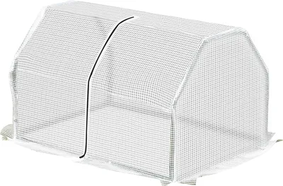 Produktbild von Mini Gew?chshaus, wetterbest?ndig, leicht zu transportieren, 99 cm x 71 cm x 60 cm, Folientunnel, Grün