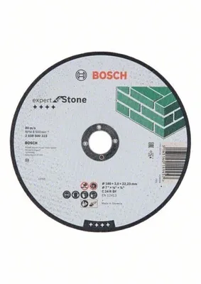 Produktbild von Bosch Trennscheibe gerade Expert for Stone C 24 R BF, 180 mm, 3,0 mm 2608600323