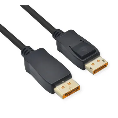 Immagine prodotto di ROLINE Cavo DisplayPort, v2.1, 16K, DP ST - ST, nero, 2 m
