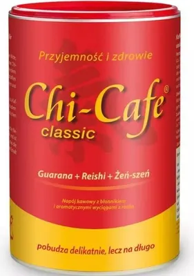 Immagine prodotto di Chi-Cafe classic Guaranà + Reishi + Ginseng in polvere delicato e stimolante, 400 g polvere