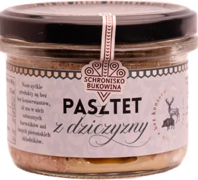 Produktbild von Wildschwein- und Hirschpastete 180g - Schronisko Bukowina