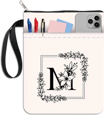 Produktbild von Weiche Taschenbuchhülle mit Rits und Überzug - Blumenmotiv - Buchgeschenk für Buchliebhaber