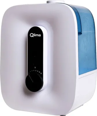 Produktbild von Qlima H 408 Luftbefeuchter - 100m³ - 5,6L - Ultraschall - Weiß/Blau - Raumbefeuchter | Humidifier