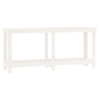 Obrázek produktu pro vidaXL Pracovní stůl bílý 180x50x80 cm Borovicový masiv