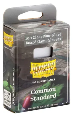 Obrázek produktu pro Dragon Shield Common Standard 63x88 Mm Card Sleeves Transparent Transparent One Size