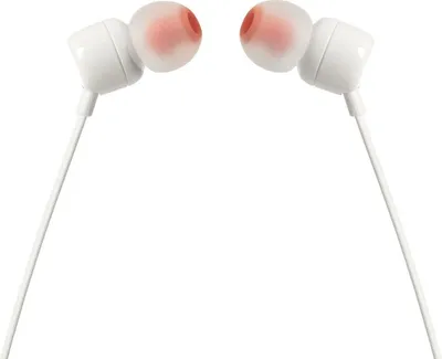 Zdjęcie produktu dla JBL Tune 110, Przewodowa, 20 - 20000 Hz, Połączenia/muzyka, Zestaw słuchawkowy, Biały