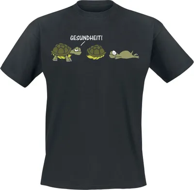 Produktbild von Tierisch T-Shirt Herren Gesundheit! schwarz L