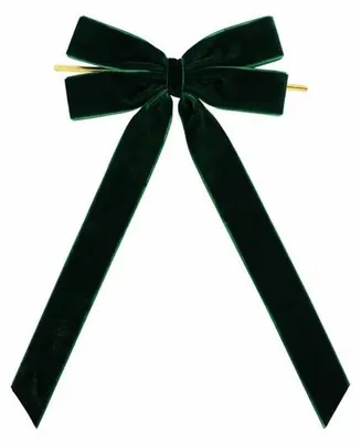 Produktbild von 10 Stück Weihnachtsbaum mit Schleife, Wohnzimmereinrichtung, Geburtstagsschmuck, feierliche Atmosphäre, Weihnachtsdekoration - dunkelgrün