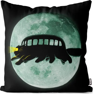 Produktbild von VOID Nekobus Kissenbezug Kissenhülle Polyester wasserfest Outdoor stop neko nachbar tonari no