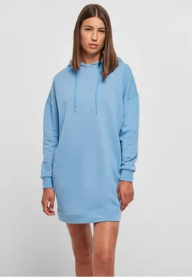 Image de Urban Classics Ladies Organic Oversized Terry Hoody Dress horizonblue - XS