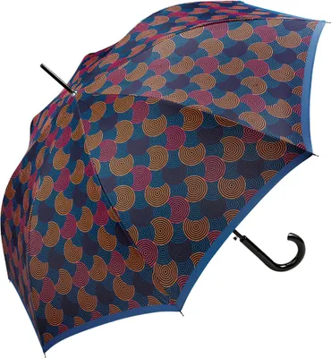 Produktbild von Pierre Cardin Damenstockschirm Regenschirm Kreismuster Mehrfarbig Automatik