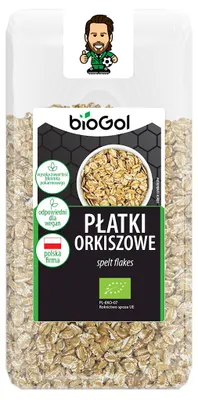 PŁATKI ORKISZOWE BIO 300 g - BIOGOL