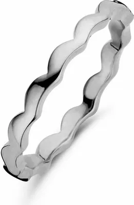 Produktbild von New Bling Zilveren Waves Ring 9NB 0277 56 - Maat 56 - Zilverkleurig