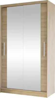 Produktbild von MIRJAN24 Schiebetürenschrank Costa VII, Kleiderschrank, Stilvoll Schlafzimmer Garderobenschrank (Farbe: Sonoma Eiche)