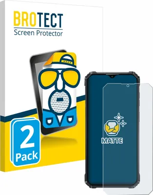 Produktbild von 2x BROTECT Schutzfolie für Oukitel WP36 Displayschutz Displayschutzfolie Folie Matt Entspiegelungsfolie