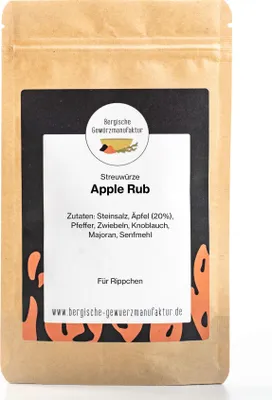 Produktbild von Apple Rub - Grillgewürzmischung für z.B. Rippchen ohne zusätzlichen Zucker