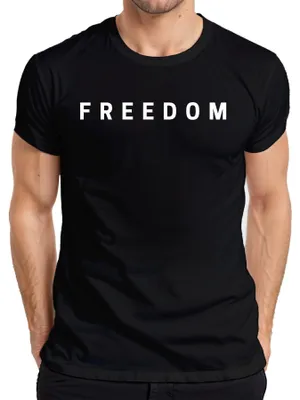 Obrázok produktu pre Freedom Charlie Kirk RIP Conservative Republican Turning Point Pánske tričko, čierna, M