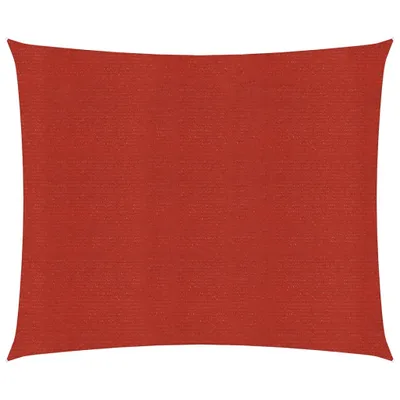 Image de Voile d'ombrage 160 g/m² Rouge 6x6 m PEHD