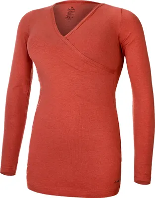 Produktbild von Damen T-Shirt langer Ärmel dünn Outlast® - Zimtfarbe, XXL