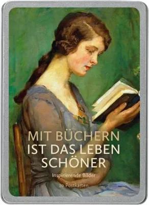 Immagine prodotto di Con i libri, la vita è più bella. Cartolina VE 20: immagini ispiratrici