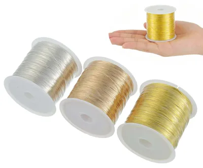 Basteldraht 0,3 mm x 100 m, 3 Spulen, Kupferdraht für Schmuck