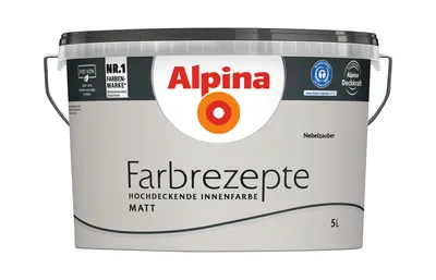 Produktbild von Alpina Farbrezepte Wandfarbe nebelzauber 5 L